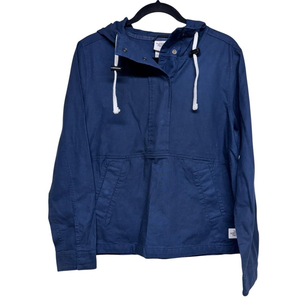The North Face Shipler Anorak‎ hooded Pullover jacket size Small Navy NWT